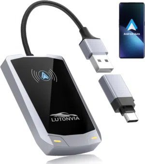 محول أندرويد أوتو لاسلكي Lutonvia A3 Wireless Android Auto Adapter وداعا للإسلاك في السيارة