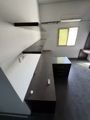 Double offices and shelves