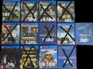سيديات ps4 مستعملة used ps4 cd's