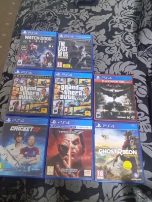 PS4 games available for sale price is negotiable