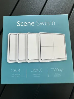 Tuya Smart WiFi Light Switch Touch Glass Panel Compatible with Smart Life & Alexa