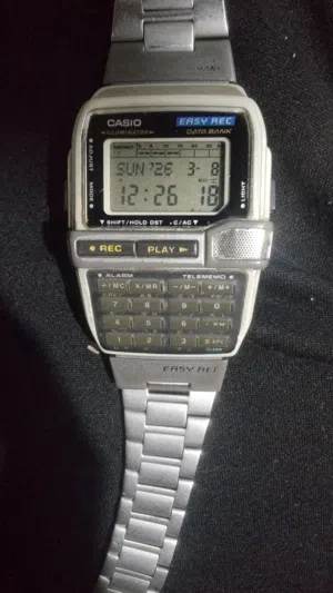 للبيع ساعة كاسيو أصلية نادرة جداً (Casio Easy Rec DBC-V500)