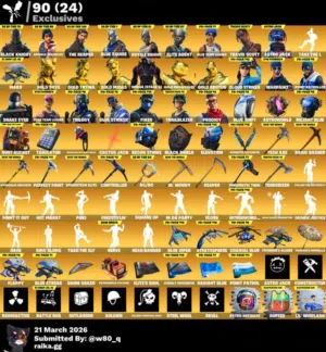 Fortnite Accounts and Characters for Sale in Abu Dhabi