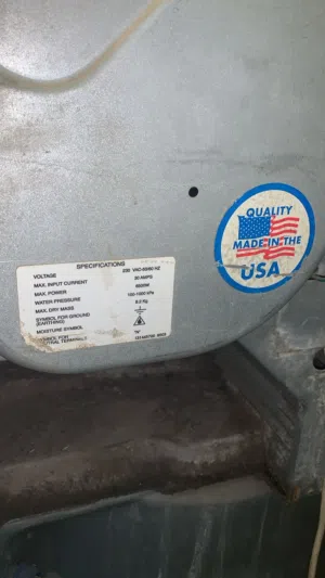 للبيع غسالة ونشافة نظام "برج" وايت وستنجهاوس أمريكي أصلي - سعة 10.1 كيلو - Heavy Duty