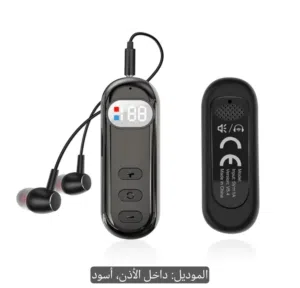 سماعة اعمال كليب اون تدعم بطاقة  TF بلوتوث مع كيبل قابل للتغيير