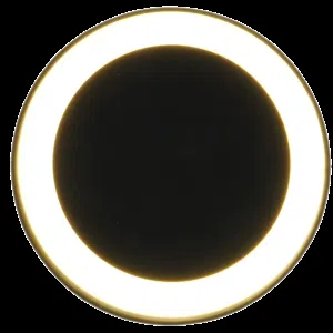 Modern Round Wall Light 10W – Black / مصباح جداري دائري 10 واط – أسود