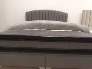 فرشة فيرمونت دبل يورو توب أسفنج 3 سم ضغط عالي 2سم اسفنج مرن اقماش جاكر مطرز على 2سم بلستر