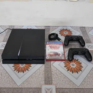 Playstation 4 With Game and 2 Controllers