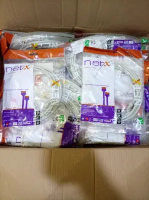 200 pieces available Cat 6A patch cord cable 3 m NETX BRAND made in UK