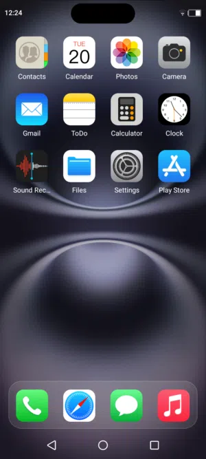 للبيع جوال Airblu (شبيه آيفون 17)