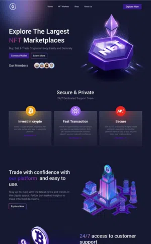 خدمة تصميم صفحة هبوط احترافية للمشاريع والشركات