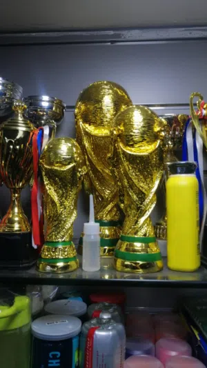 كأس العالم لكرة القدم ب3 مقاسات ثقيل جوده عاليه شكل مميز وفخم