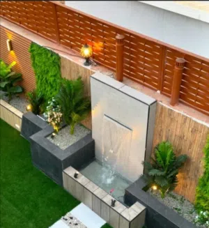 تنسيق وتصميم الحدائق المنزليه وعمل جلسات ص خارجيه وعمل غرف زجاجيه وتركيب بديل الخشب