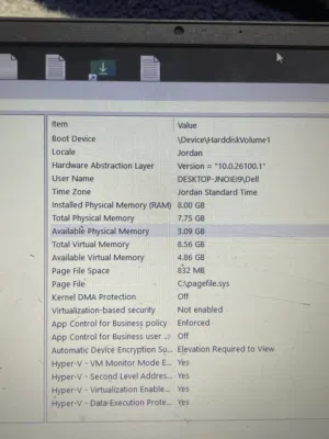 لابتوب ديل بحاله جيده جدا