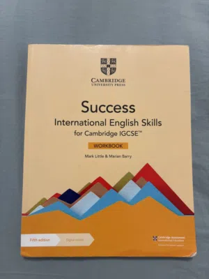IGCSE  - English as a second language- course book as well as workbook.