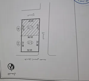 قطعة أرض بمنطقة الترية ع شارين ثاني قطعة من الطريق الرئيسي