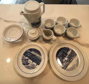 Antique tea and coffee service