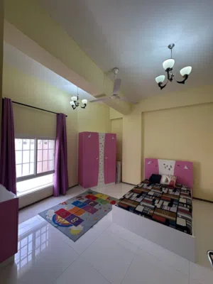 2 Bedrooms furnished apartment for rent in Ghubrah near Lulu. 300 OMR rent Monthly.