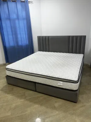 Super King bed 200 by 200 cm with mattress