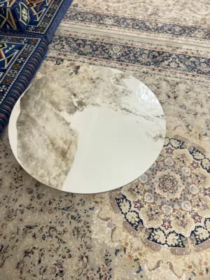 Modern Marble Round Coffee Table ( 2 Pieces Available )