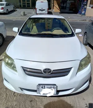 A well maintained Toyota Corolla