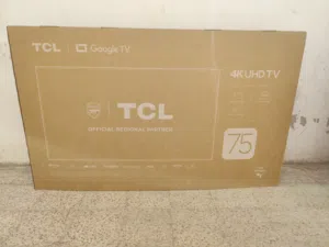 عرض نااار على شاشه TCL حجم 75 بوصه فور كي سمارت اندرويد اصلي P755