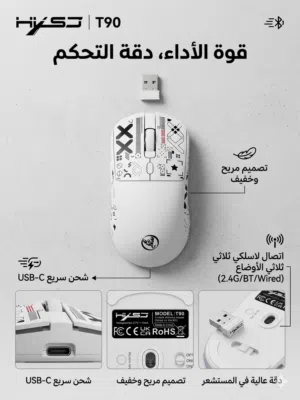 حرية الحركة، ذكاء الأداء: T90 أو: T90  مستقبل التحكم بين يديك دقه مطلبه بلا حدود وتستحق تجربه