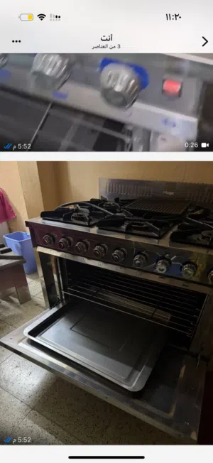 فرن شبه جديد