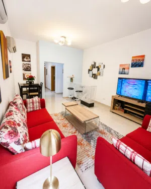 Bariq Al Shati Fully Furnished 1BR Apartment 91 SQM (Yearly Contract Only)  Near Qurum Key Services
