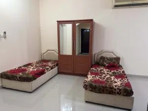 تخت مفرد عدد2 خزانة درفتين