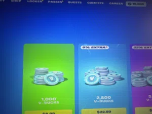 حساب فورتنايت فيبوكس (10k)