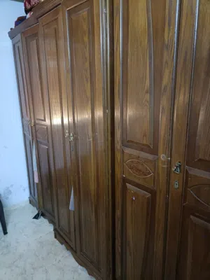 غرفة نوم خشب باتيه ملبسه