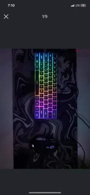 Keyboard and mouse