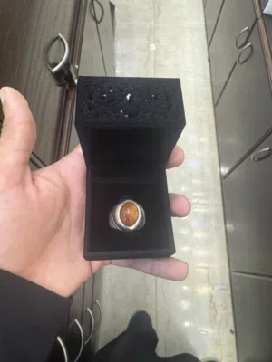 Men’s Silver Ring 14.27g - brown Stone  Monthly Installments