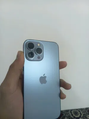 iPhone 13 Pro Max أزرق (Sierra Blue) نظيف جداً وبسعر لقطة بطارية 79% ممتازة جدًا وتدوم يوم كامل
