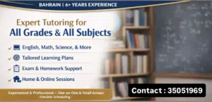 Private Tutor – Bahrain  6 Years Experience