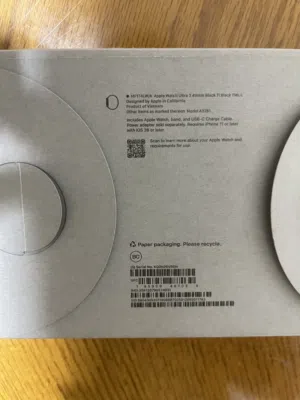 Apple watch ultra 3 black titanium with milanese loop new