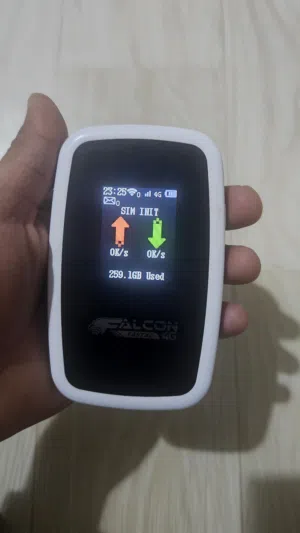 مودم 4G  نوع فولكان (falcon) المعروف لا يعرف حاجه نظيف كرت