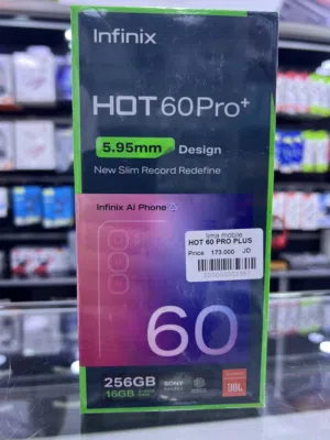 Infinix HOT 60 pro Plus (256/8RAM) متوفر جديد كلين بسعر مميز كفالة الوكيل الرسمي متوفر داخل لفرعين