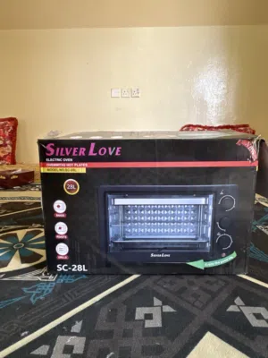 A new silver line oven good condition 100 person working and 28letter 10/10 condition
