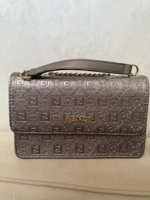 Fendi faux leather Gray 1-2 years