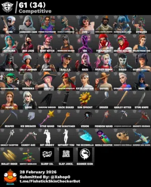 حساب فورت نادر للبيع