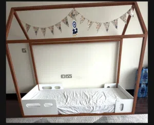 Home center bed and wheelchair
