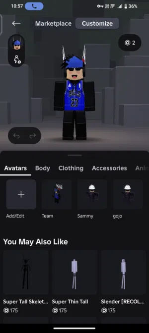 Roblox account for sale