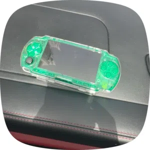 Refurbished custom shell! Clear Green PSP-3000 latest Model 64gb quality memory 70 games