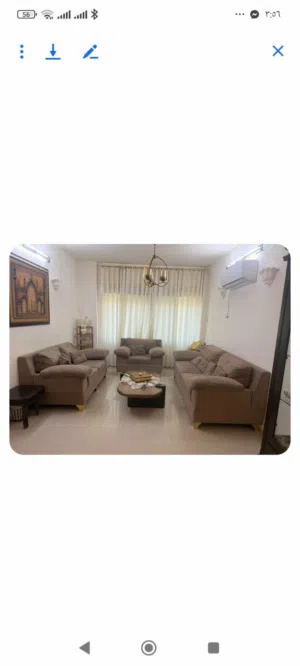 طقم كنب وبوفيه بحاله جيده للبيع