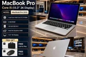 MacBook Pro 2.7Ghz Dual-Core Intel Core i5 13.3 2K Display 8GB RAM & 120GB M.2 SSD With Type-C Adap