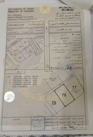 Industrial Land for Sale in Al Batinah Rustaq