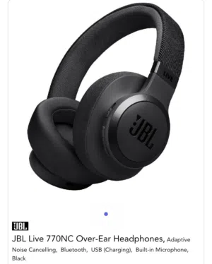 JBL Live 770NC Over-Ear Headphones,