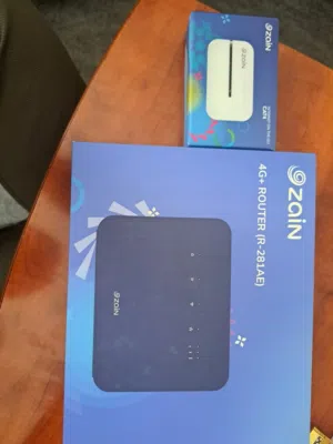 راوتر زين جديد بالكرتونه 4G+ وايضا مايفاي 4G زين جديد بالكرتونه